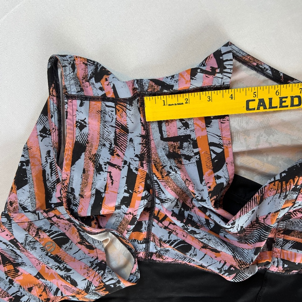 Lululemon Run Speed Shorts Multi Color & Black 4"… - image 7